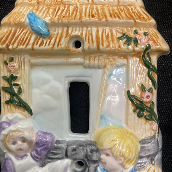 Vintage Jack And Jill Light Switch Cover Plate 1995 C.R. Gibson - Picture 4 of 6